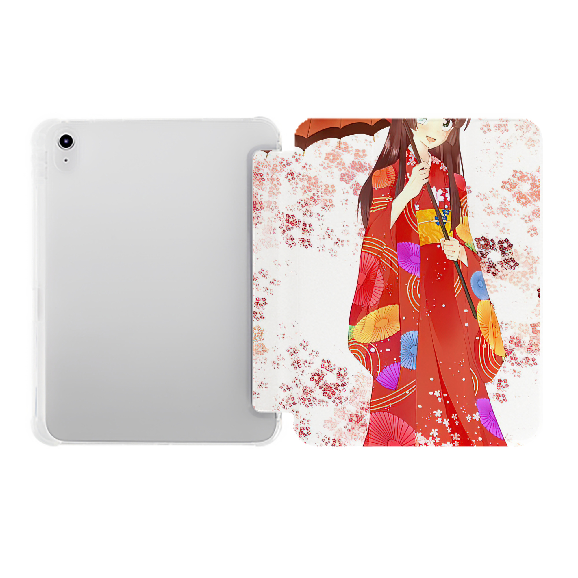 （画像用） ぎんたま 坂田銀時（さかたぎんとき） 神楽 志村新八（しむら しんぱち） GINTAMA Sakata Gintoki Kagura Shimura Shinpachi IPad ケース ペン収納付き 三つ折りスタンド PUレザー×シリコン 対応機種9.5/10.5/10.9インチ
